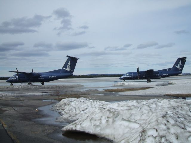 C-GLON — - Parked at Air Labrador Terminal Goose Airport NL. May 18/09