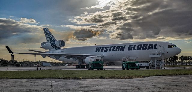 Boeing MD-11 (N783SN) - N783SN Western Global Airlines McDonnell Douglas MD-11F s/n 48783 - Southwest Florida International Airport (KRSW)br /Fort Myers, Floridabr /Photo: Deborah Del Coro br /February 22, 2022br /(TDelCoro)