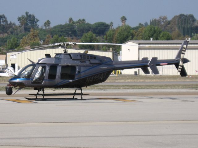 Bell 407 (N415AT) - Parked at Fullerton