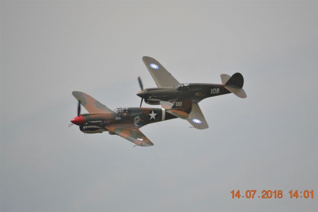 CURTISS Warhawk — - At the Geneseo Airshow on Saturday, July 14, 2018