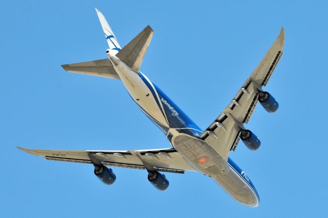 BOEING 747-8 (VQ-BLR) - 08-11-15 going missed approach runway 10-C 