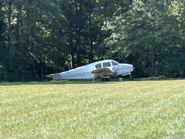 Piper Apache (N3382P) - FELTON, DELAWARE, USA-OCTOBER 06, 2024: Seen at a small airfield was this 1958 Piper Apache in need of repair. While the plane needs some work, the small turf airstrip where it is located seems to be in very good shape and well maintained. The airstrip is approximately 1650 ft long and 85 ft wide and is located at 225 Chimney Hill Road in Felton Delaware. It is an area of Delaware with much farmland.