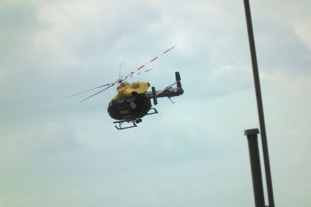 G-SUSX — - Sussex Police Helicopter departing after refuelling.
