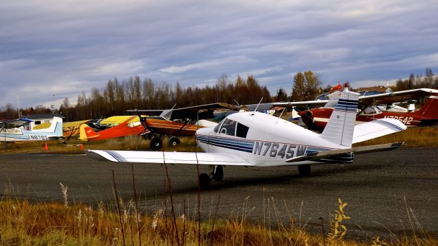 Piper Cherokee (N7645W) - Lake Hood Seaplane Base; Anchorage, Alaska, USA