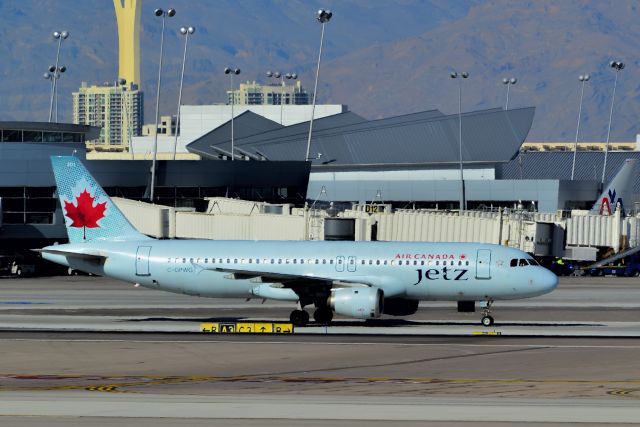 Airbus A320 (C-GPWG) - C-GPWG Air Canada Jetz Airbus A320-211 CN: 174 - Las Vegas - McCarran International (LAS / KLAS)br /USA - Nevada, January 15, 2014br /Photo: Tomás Del Coro