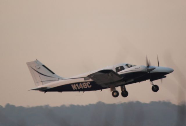 Piper Seneca (N148C) - Taking off from FTY on 02/15/2011