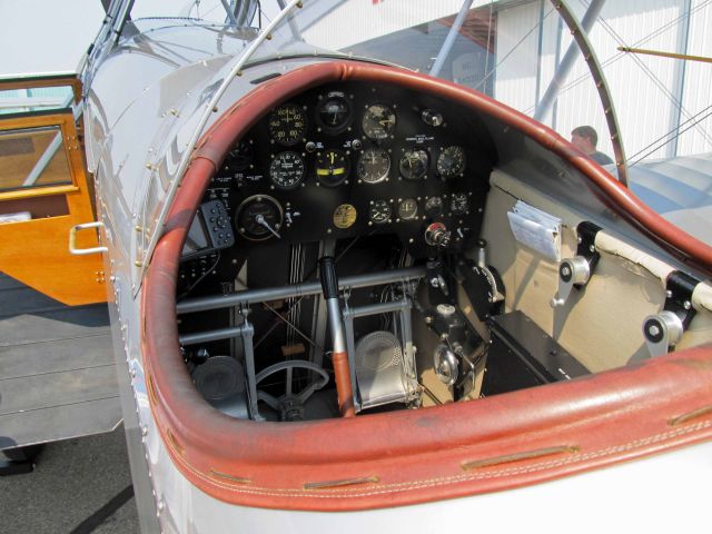 Cessna Skyhawk (N5339) - August 2012, fly-in Museum of Mountain Flying, Boeing-40 Panel, not the Garming GPS far left corner