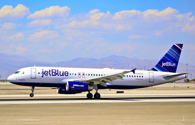 Airbus A320 (N784JB) - JetBlue Airways N784JB 2010 Airbus A320-232 C/N 4578 "Blue Infinity And Beyond"  Las Vegas - McCarran International (LAS / KLAS) USA - Nevada, June 16, 2011 Photo: Tomás Del Coro