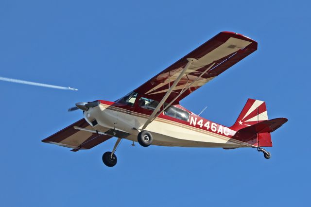 N446AC — - Plane on approach to airport over Baylands Park