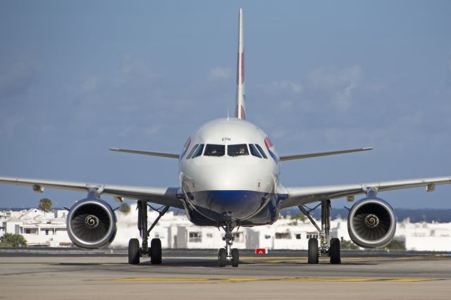 Airbus A320 (G-MEDK) - III Open Day celebrated in the Airport of Lanzarote, (ACE / GCRR) a splendid day doing the most that we like.-Thanks and regards