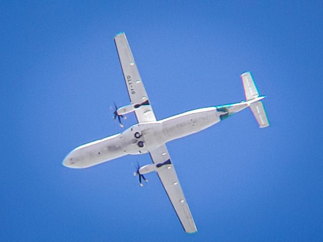 Aerospatiale ATR-72-600 (9Y-TTD) - Descending into Piarco