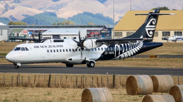 Aerospatiale ATR-72-600 (ZK-MVK) - ZK-MVK making a u-turn to backtrack down 07.