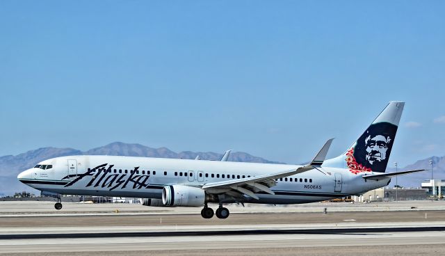 Boeing 737-800 (N506AS) - N506AS Alaska Airlines 2008 Boeing 737-890 - cn 35690 / ln 2627 - Split Scimitar Wingletbr /br /Las Vegas - McCarran International Airport (LAS / KLAS)br /USA - Nevada May 10, 2015br /Photo: Tomás Del Coro