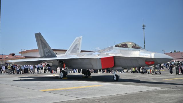Lockheed F-22 Raptor (03-0050) - 18.May.2024br /Yokota Air Base JAPAN-AMERICAN Friendship Festival 2024br /br /This is a super rare aircraft at Yokota Air Base.