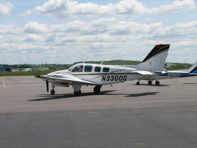 Beechcraft Baron (58) (N3300G) - Received clearance and ready to go.