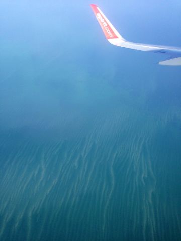 Airbus A320 (N520NK) - The beautiful water at the mouth of Tampa Bay. FIRST PIC uploaded ever!