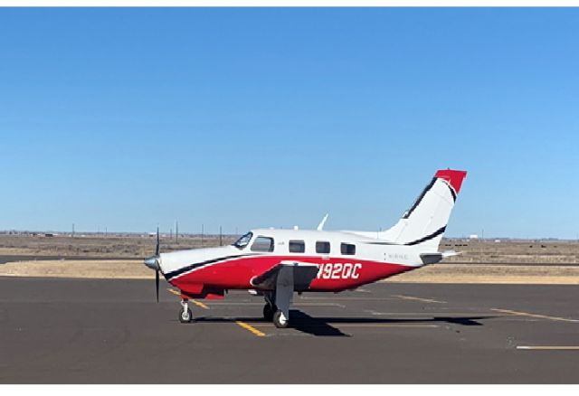 Piper Malibu Mirage (N920C) - Caught this one at Muleshoe TX 01/07/2020