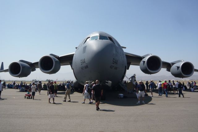 Boeing Globemaster III — - C-17 Globemaster III enjoying all the admiring looks.