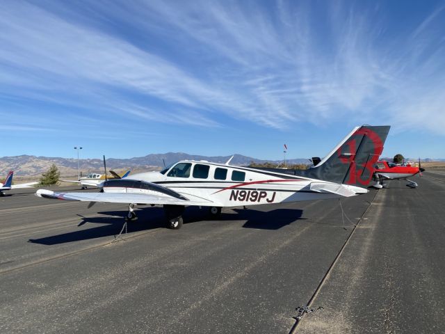 Beechcraft Baron (58) (N919PJ) - Just another beautiful day to fly!