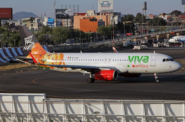 Airbus A320 (XA-VAX) - Viva Aerobus / Airbus A320-232 / MSN 8024 / XA-VAX "Tecate Pa'l Norte 2020" / MMMX 02/2020