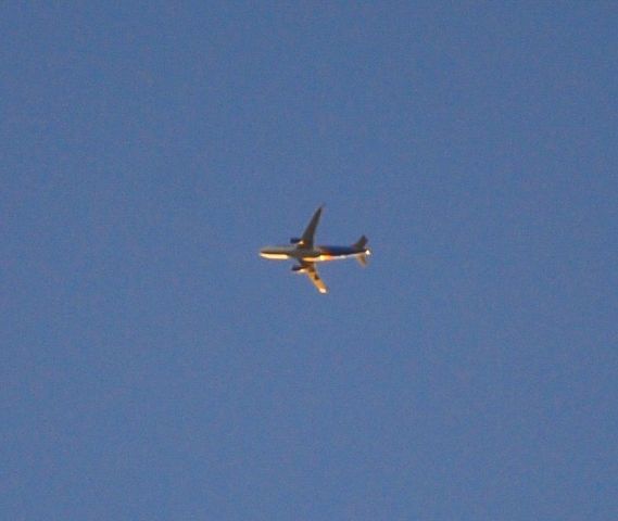 Airbus A320 (N249NV) - Flying over Simpsonville from AVL-FLL.