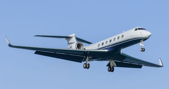 Gulfstream Aerospace Gulfstream V (OK-JMD) - Early morning landing at St Maarten