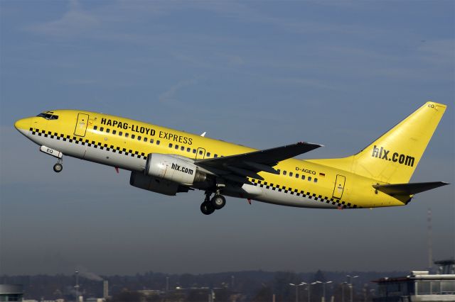 Boeing 737-700 (D-AGEQ) - Boeing 737-75B, Hapag-Lloyd-Express, D-ADEQ, EDDS Stuttgart-Echterdingen, 29.Dec.2007