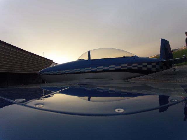 Vans RV-8 (N861MM) - Evening at the hanger