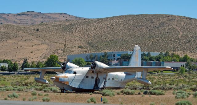 N3395F — - Angled view of an albatross on the north side of Carson City Airport waiting for rejuvenation.