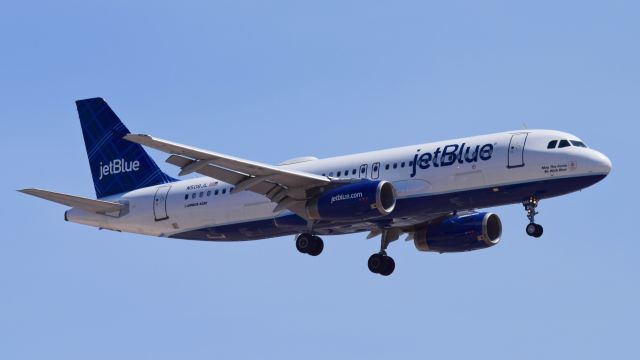 Airbus A320 (N508JL) - "May The Force Be With Blue"