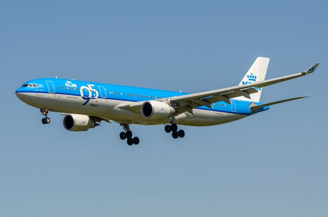 Airbus A330-300 (PH-AKF) - KLM A333 PH-AKF 95 years sticker