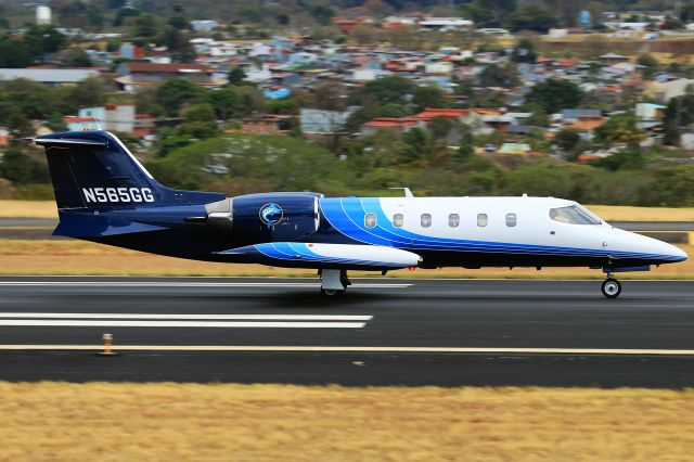 Learjet 35 (WML35) - WML35 "Marlin 35" heading to SRQ after a few days stay in SJO.