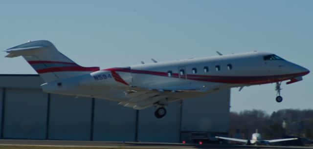 N594CA — - Departing on rnwy 36