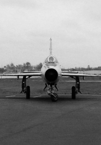 — — - Mig 21 on the ramp!