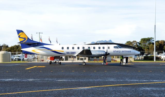 Fairchild Dornier SA-227DC Metro (VH-SWV) - Sharp Airlines metro23 at Flinders Island, Aug 2022