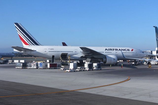 Boeing 777-200 (F-GSPC) - AFR B-777 just after arrival at KLAX 7-12-13