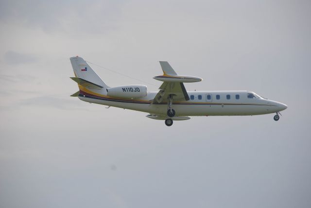 IAI 1124 Westwind (N110JD) - 4/17/2014: IAI 1124A arriving at KHOU. 