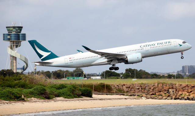 Airbus A350-900 (B-LRF) - Lifting Off from Rwy 16R