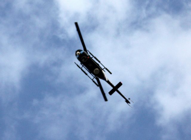 Bell JetRanger (N62TV) - Bell Jet Ranger, Operated by KTVU 2 (Fox) Oakland, California, Flying over KSJC