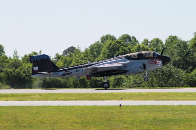 16-3033 — - Grumman EA-6B Prowler 163033.  Last flight, last landing. A/C being retired from service. The museum at KHKY is the proud caretakers now.