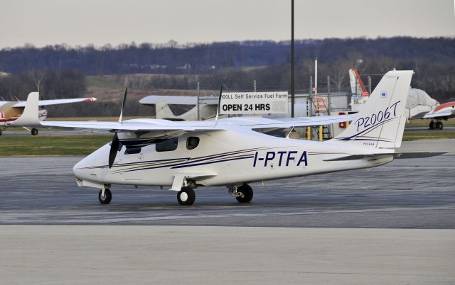 I-PTFA — - Seen at KFDK on 12/17/2009.  Tecnam P2006T Light Twin demonstrator.    a href=http://discussions.flightaware.com/profile.php?mode=viewprofile&u=269247  [ concord977 profile ]/a