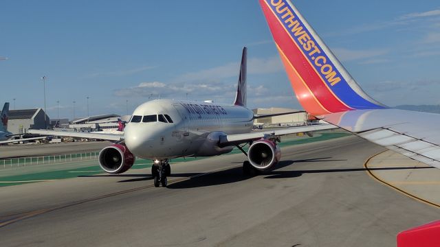 Airbus A321 — - Taken from a Southwest B737 whose wingtip is visible