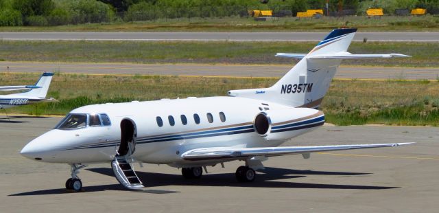 Hawker 800 (N835TM) - Taken from the Flight Deck Restaurant and Bar.