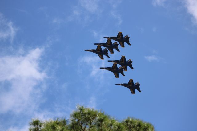 — — - Blue Angels Super Hornet practice in Pensacola, Florida 5/12/2021