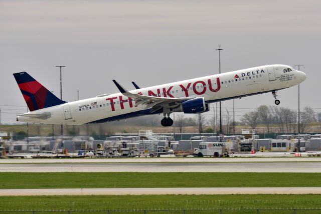 Airbus A321 (N391DN) - Departing 23-L on 04-23-21. Thank You.