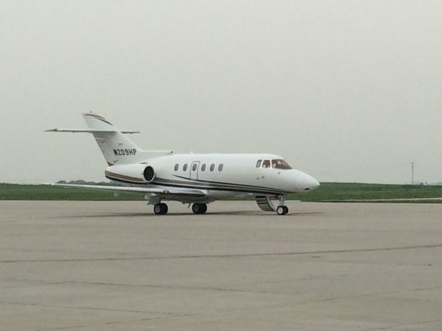 Hawker 800 (N209HP) - Hawker 800xp on the ramp of KCBF