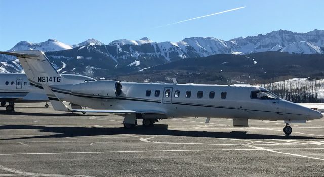 Learjet 45 (N214TG) - Checkout the sky!