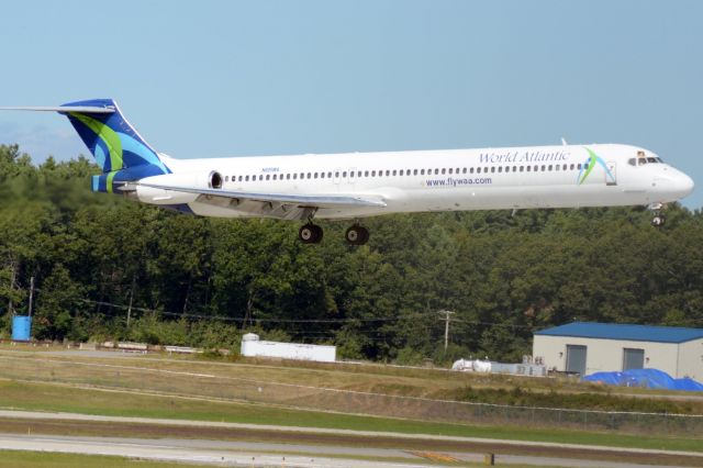 McDonnell Douglas MD-88 (N805WA) - World Atlantic 805 ICE flight coming in from Harrisburg PA will late depart for San Antonio 