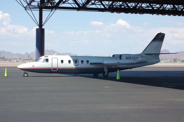 IAI 1124 Westwind (N875P) - Parked Cutter Aviation, Phoenix Sky Harbor