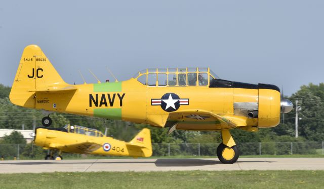 North American T-6 Texan (N9805C) - Airventure 2017